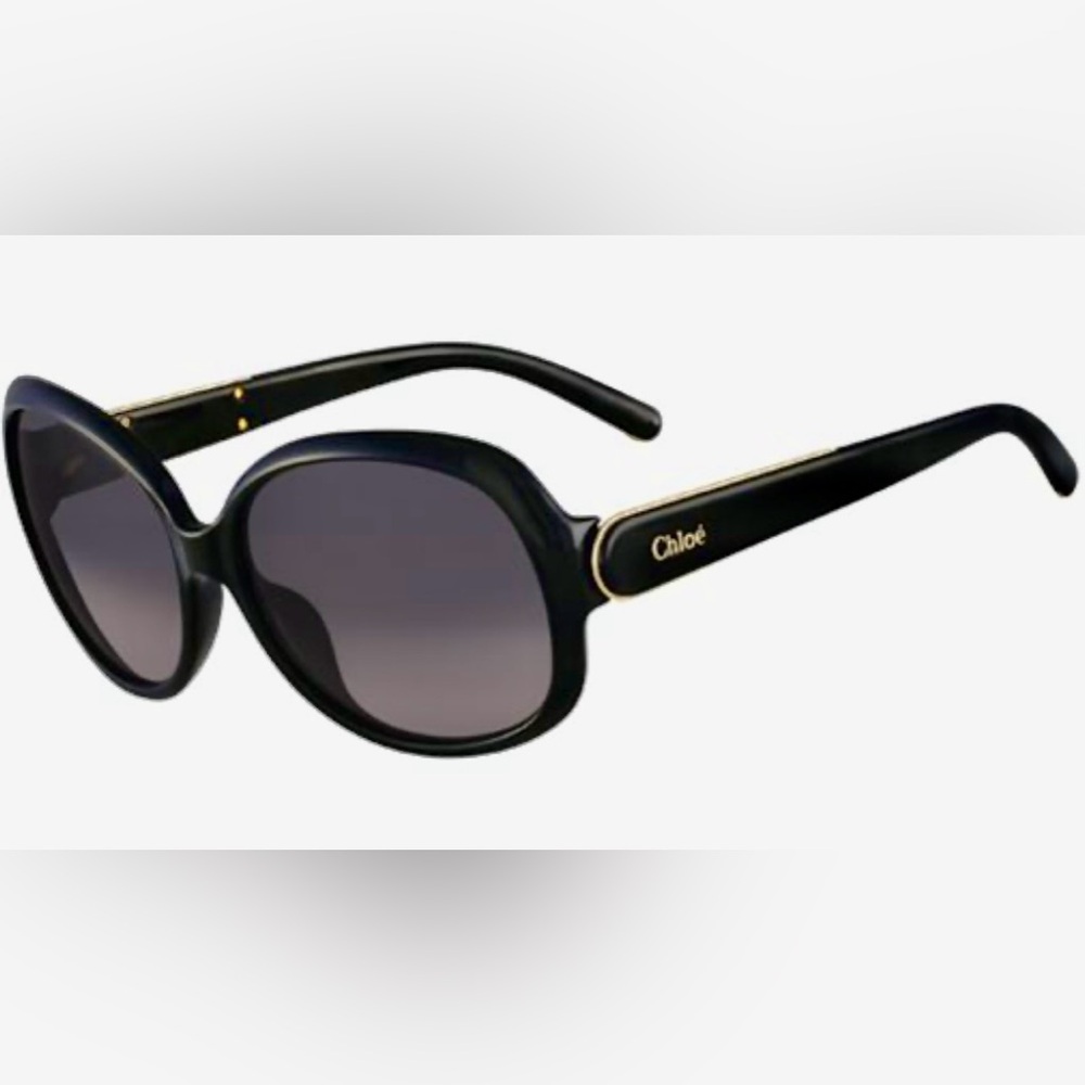 Chloe oversized sunglasses 🕶️ CE6 11S 011 59 16 135 vintage made in Italy black